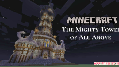 the mighty tower of all above map 1 17 1 for minecraft