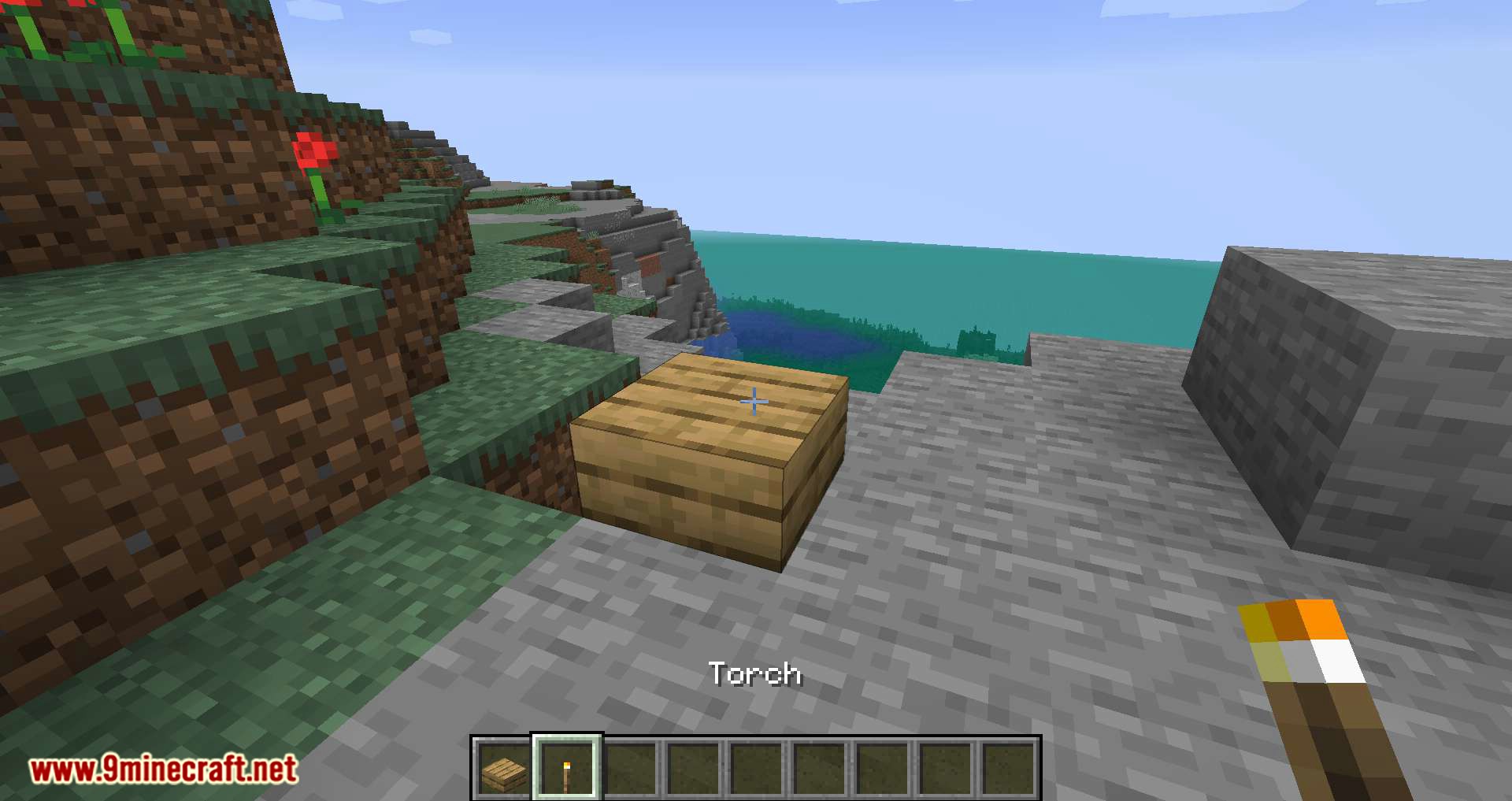Torch Slabs Mod for minecraft 02