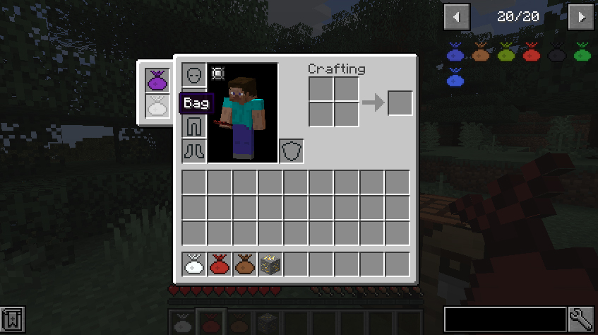 Travel Bag mod for minecraft 26