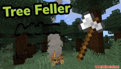 tree feller data pack 1 16 5 1 15 2 realistic tree chopping in minecraft