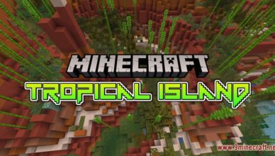 tropical island map 1 16 5 for minecraft