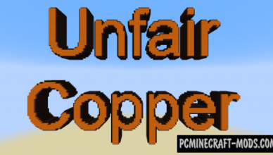 unfair copper map for minecraft