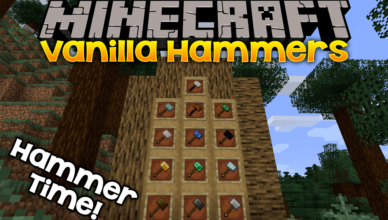 vanilla hammers mod 1 17 1 1 16 5 its hammers time