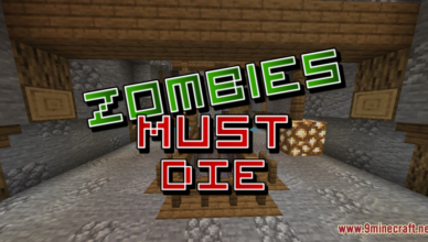zombies must die map 1 17 1 for minecraft