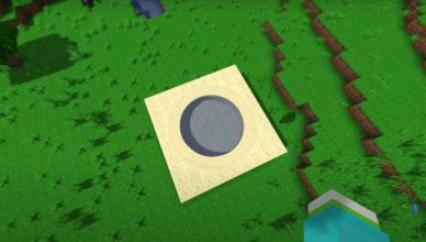 a perfect circle has been created in minecrafts blocky world
