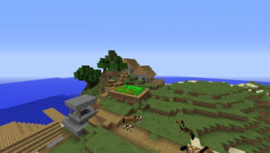 beautiful island village seed for minecraft 1 12 2 views 409