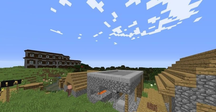 Beautiful Village And Mansion Seed 1 15 1 1 14 4 1 12 2 Views 458 Minecraft