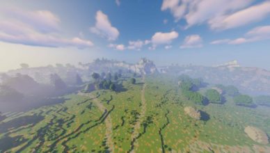 breath of the wild map recreated in minecraft