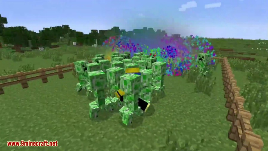 Creeper Confetti Mod 7