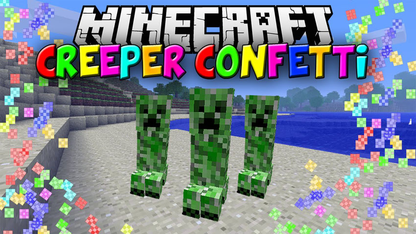 Creeper Confetti Mod