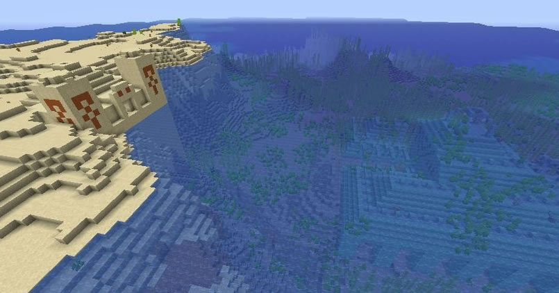 Deserted Island With A Ship And Temples Seed Screenshot