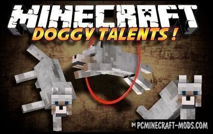 Doggy Talents - Creature Mod For Minecraft 1.16.5, 1.12.2