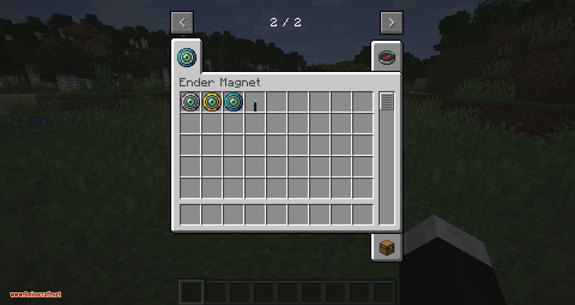 Ender Magnet mod for minecraft 01