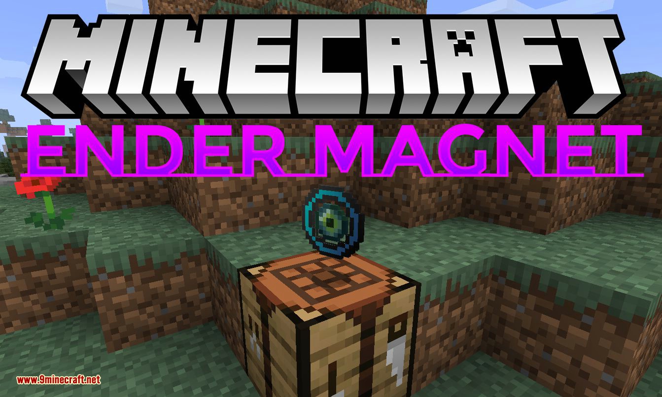 Ender Magnet mod for minecraft logo