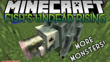 fishs undead rising mod 1 13 2 1 12 2 fill your world with all kinds of mobs