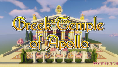 greek temple of apollo map 1 17 1 for minecraft