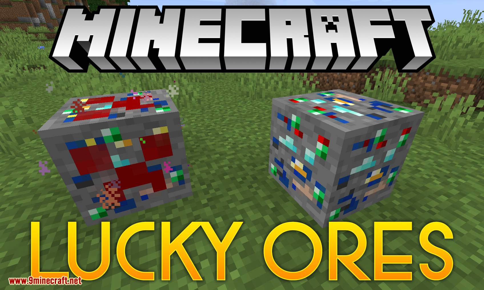Lucky Ores mod for minecraft logo