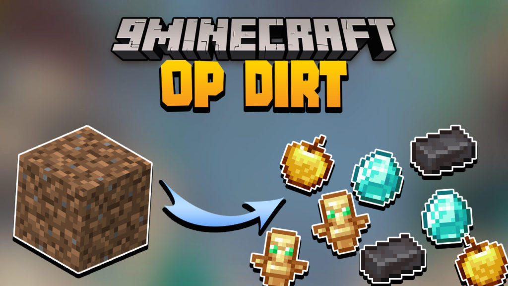 Minecraft But Dirt Drops OP Loot Data Pack 1.17.1 (OP Dirt) : Minecraft