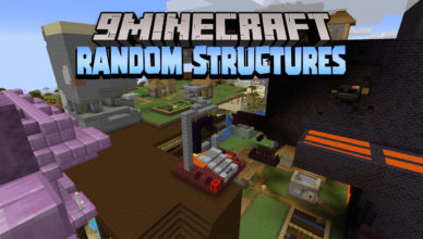 minecraft but random structures spawn every minute data pack 1 17 1 1 16 5 structures everywhere