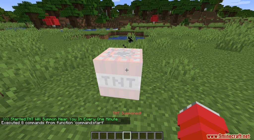 Minecraft But TNT Spawns Every Minute Data Pack Screenshots (3)