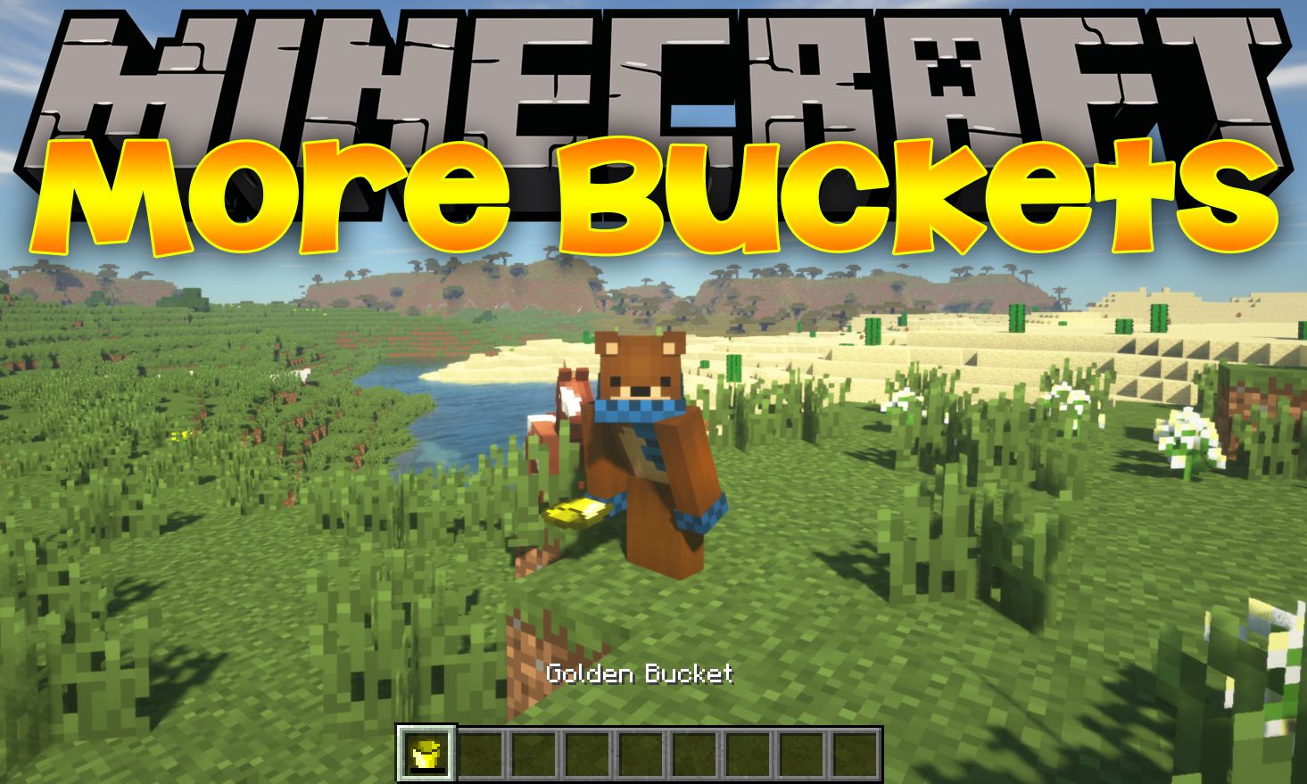 More Buckets mod for minecraft logo