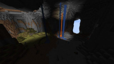 nice cave with waterfalls seed 1 15 2 1 14 4 views 202