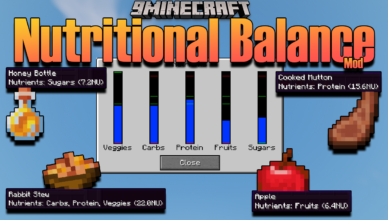 nutritional balance mod 1 17 1 difficulty eating