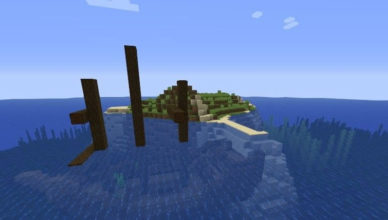 small island with a ship and treasures seed 1 15 2 1 14 4 views 68