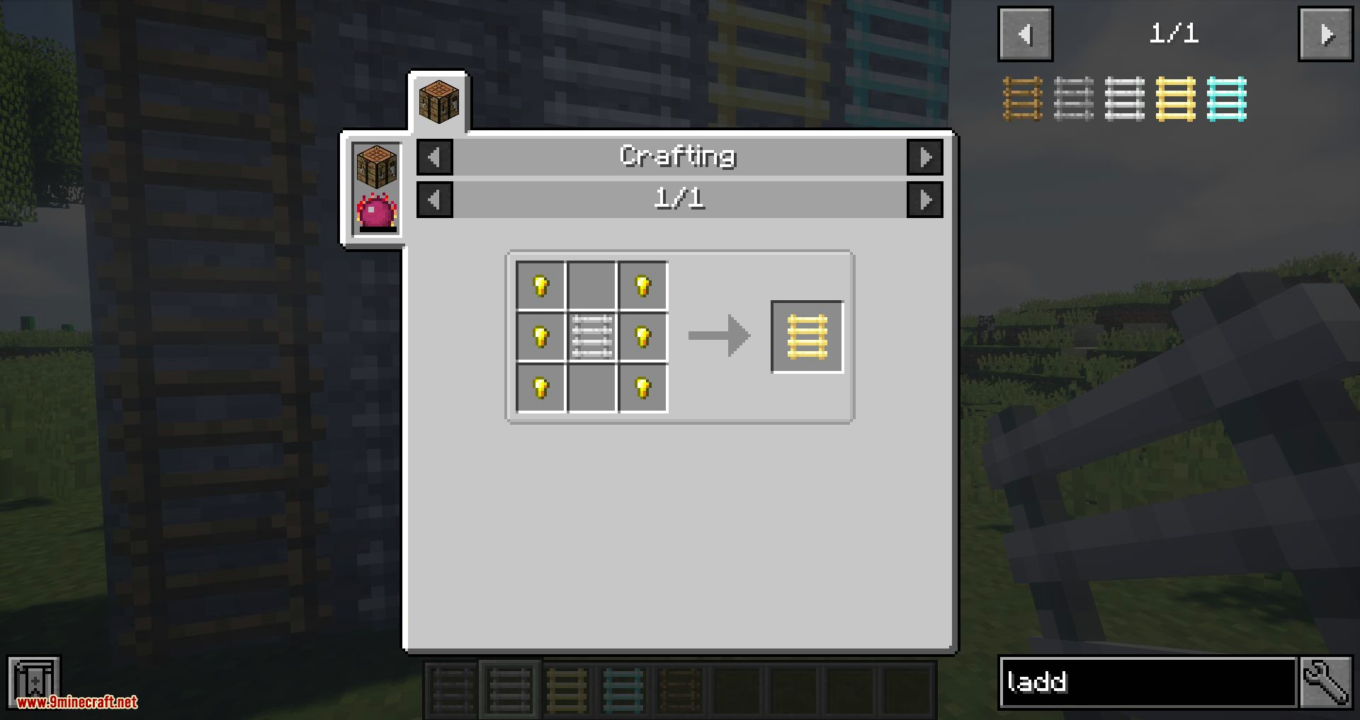 Speedy Ladders mod for minecraft 11