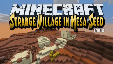 strange village in mesa seed for minecraft 1 16 2 1 15 2 1 14 4 views 287