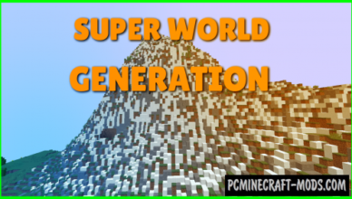 superworld generation minecraft map for minecraft