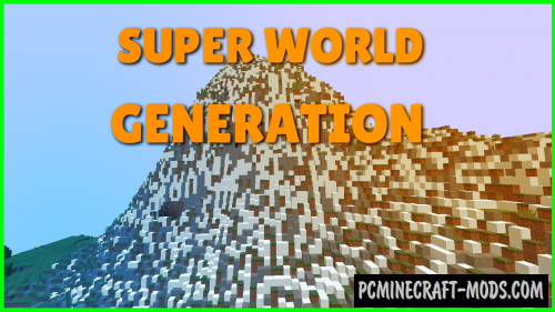 SuperWorld - Generation Minecraft Map For Minecraft