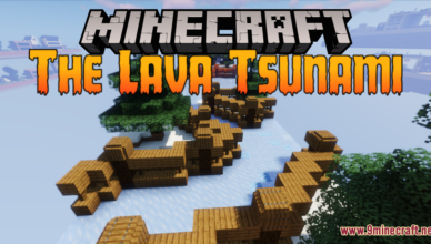 the lava tsunami map 1 17 1 for minecraft