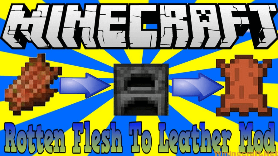 Just Another Rotten Flesh to Leather Mod
