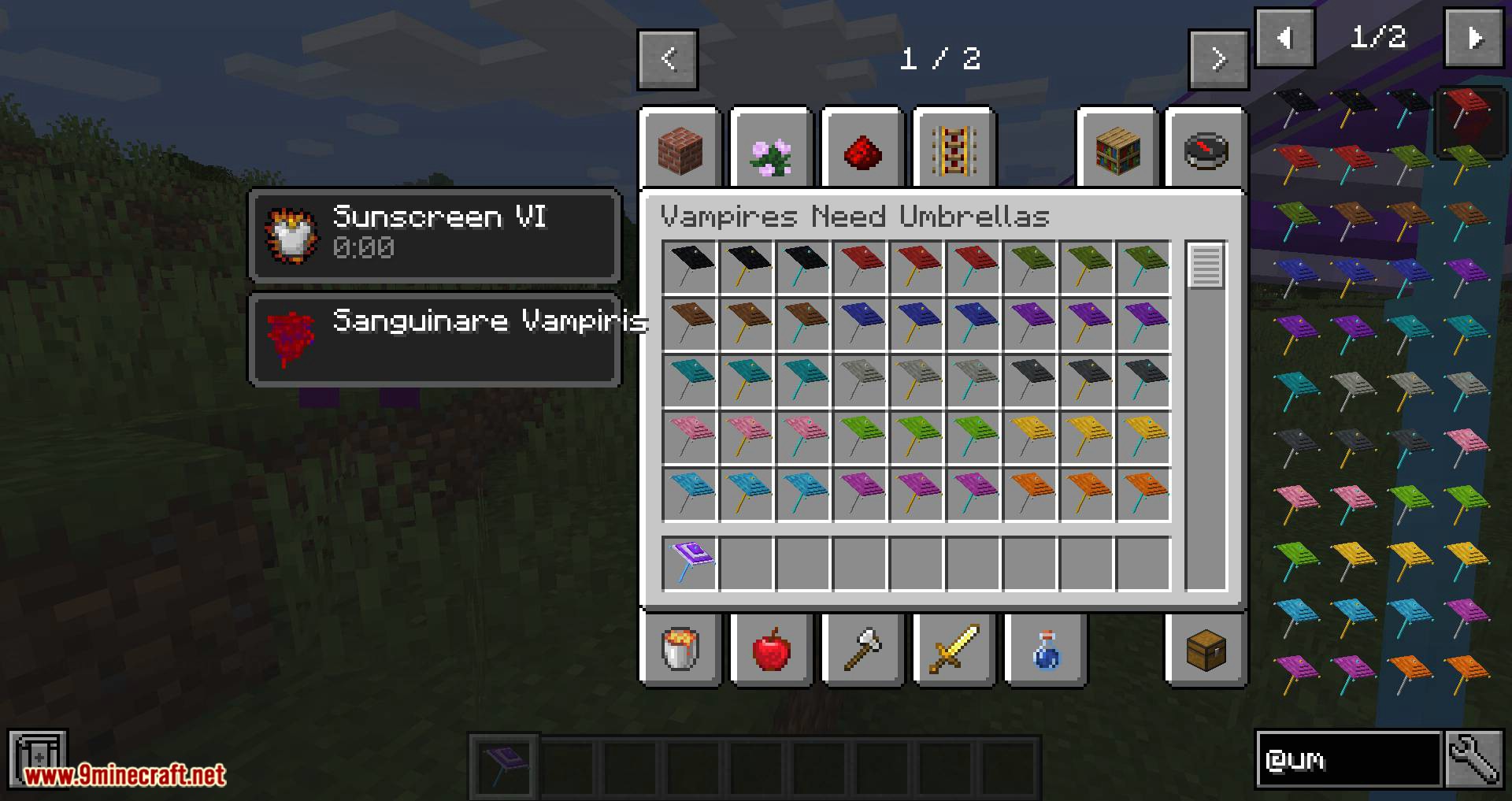 Vampires Need Umbrellas mod for minecraft 11