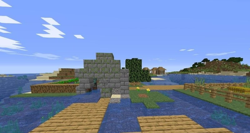 Village and Shipwreck on the Island Seed Screenshot
