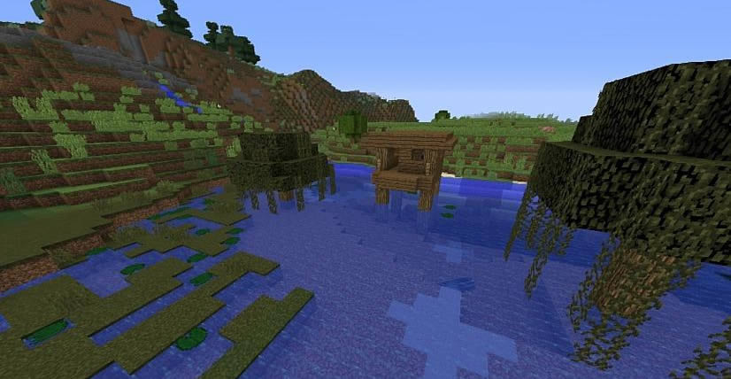 Witch's Hut and Village Seed for Minecraft 1.12.2