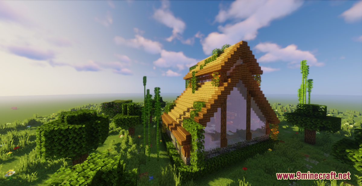 Wooden house Minecraft Map