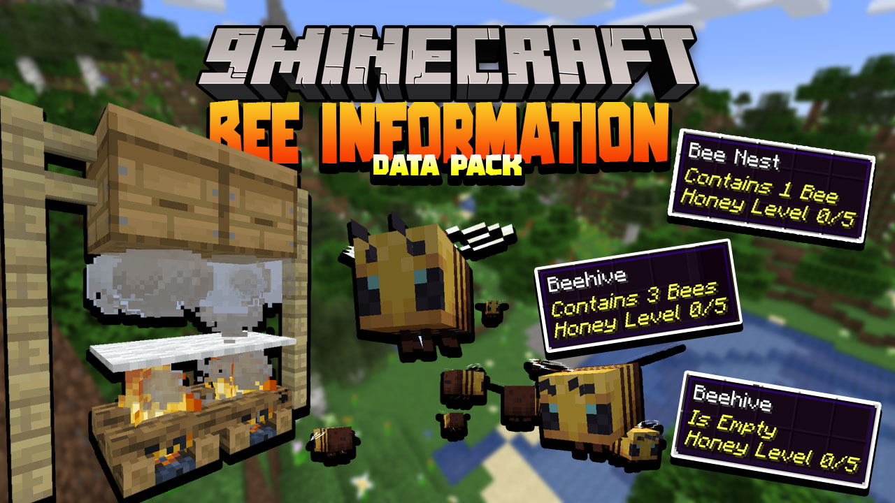 Craft a bee nest Minecraft Data Pack