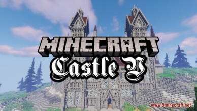 castle v map 1 17 1 for minecraft