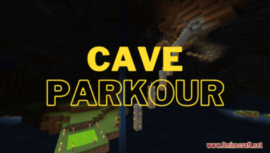 cave parkour map 1 17 1 for minecraft