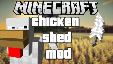 chickenshed mod 1 17 1 1 16 5 chickens shedding feathers minecraft