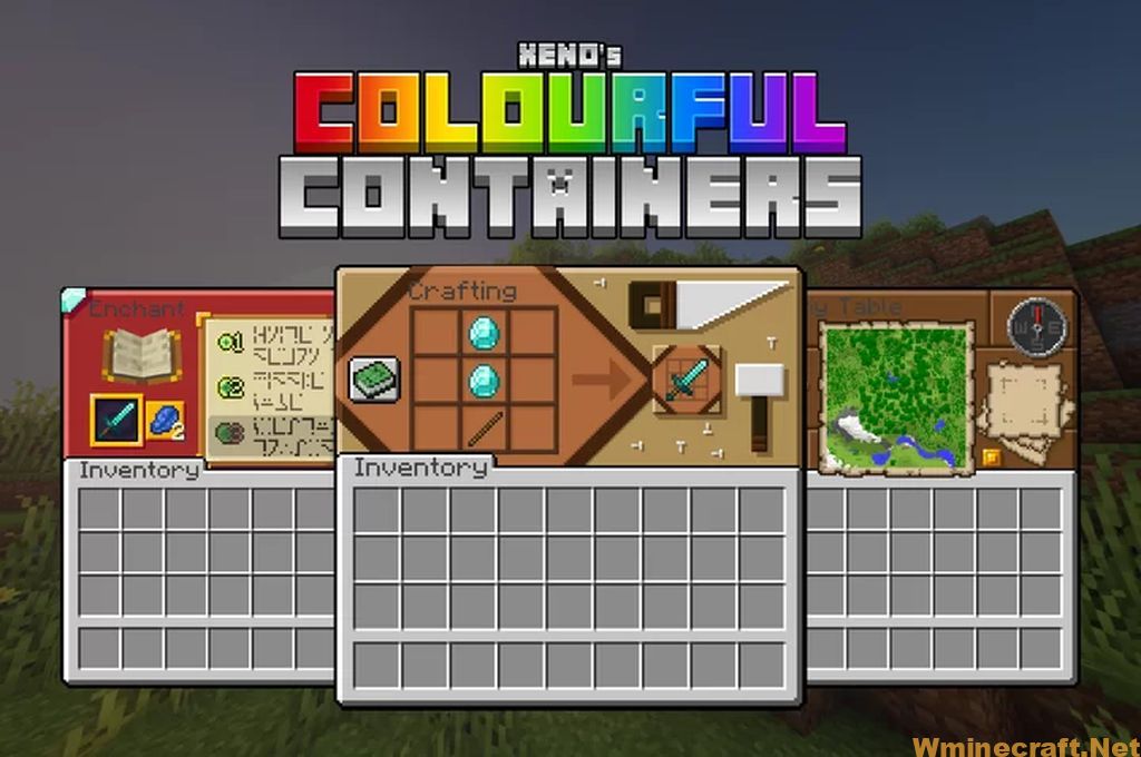 Colourful Containers GUI Resource Pack 1