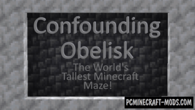 confounding obelisk map for minecraft