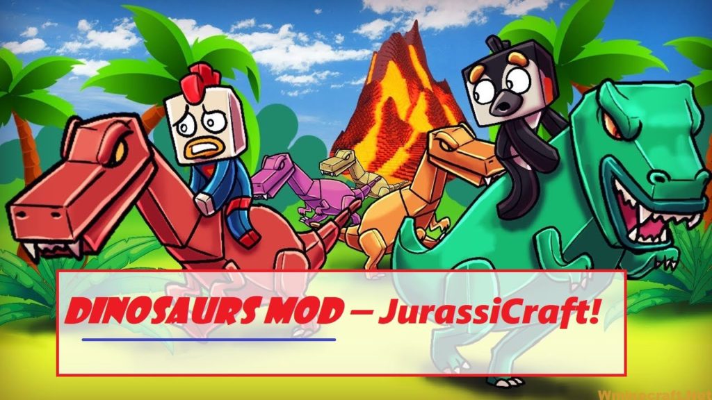 Dinosaurs Mod ., the Jurassic Park of Minecraft : Minecraft