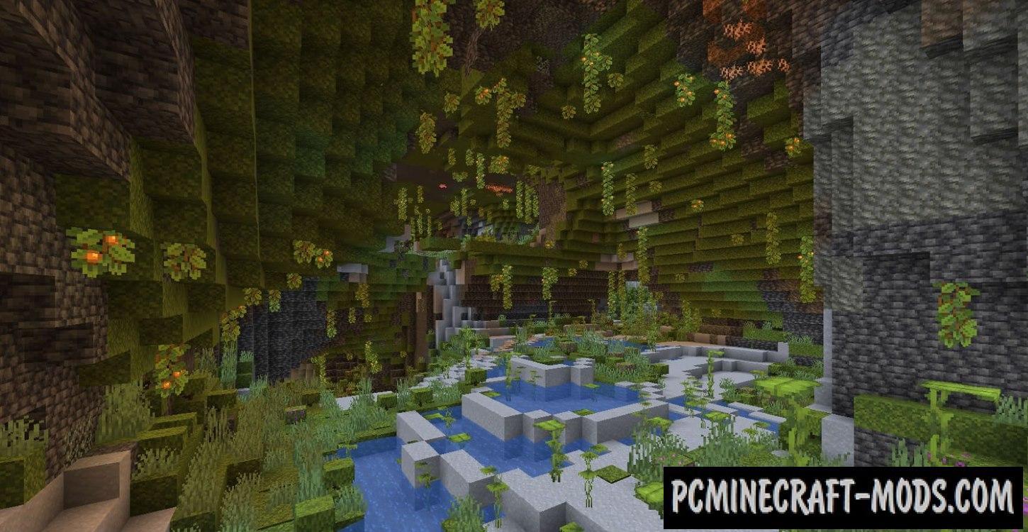 Download Minecraft PE 1.18.0.20 Caves and Cliffs apk free: Full Version