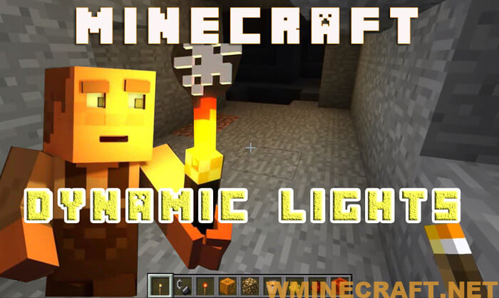 Dynamic Lights Mod 1 17 1 1 16 5 1 14 4 1 12 2 1 7 10 Mod Making Lights In Minecraft Minecraft