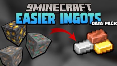 easier ingots data pack 1 17 1 auto smelt