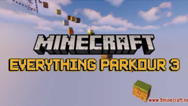 everything parkour 3 map 1 17 1 for minecraft
