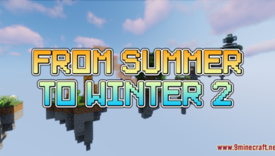 from summer to winter 2 map 1 17 1 for minecraft